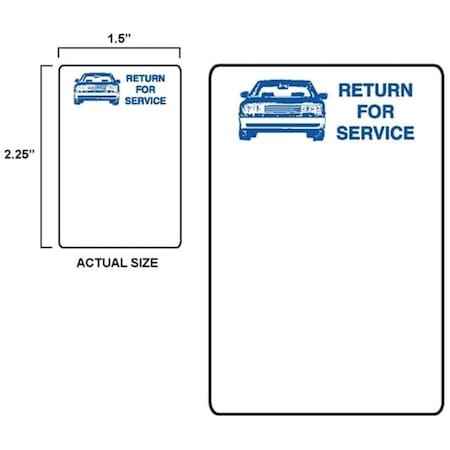 Petoskey Petoskey Fb-P9933-94 Blue Wrench Sticker - 500 Roll FB-P9933-94